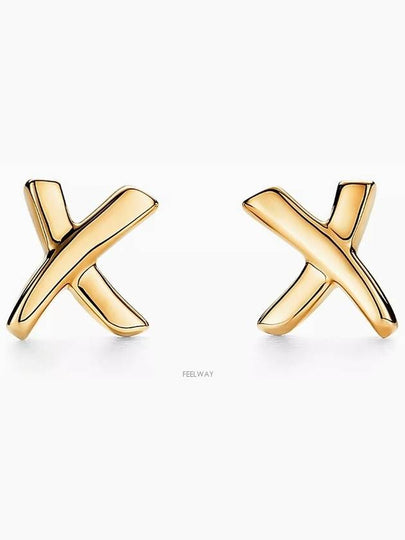 Paloma's Graffiti X Mini  Earrings Gold - TIFFANY & CO. - BALAAN 2