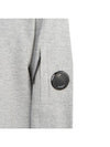 Light Fleece Sweatshirt Grey - CP COMPANY - BALAAN 9