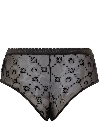 Marine Serre Mesh Flock Moonogram Briefs - MARINE SERRE - BALAAN 2