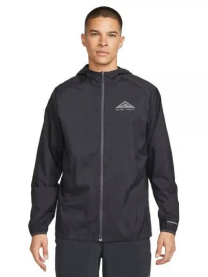 Trail Aireez Lightweight Running Track Jacket Black - NIKE - BALAAN 2