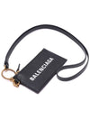 Logo Cash Keyring Card Wallet Black - BALENCIAGA - BALAAN 6