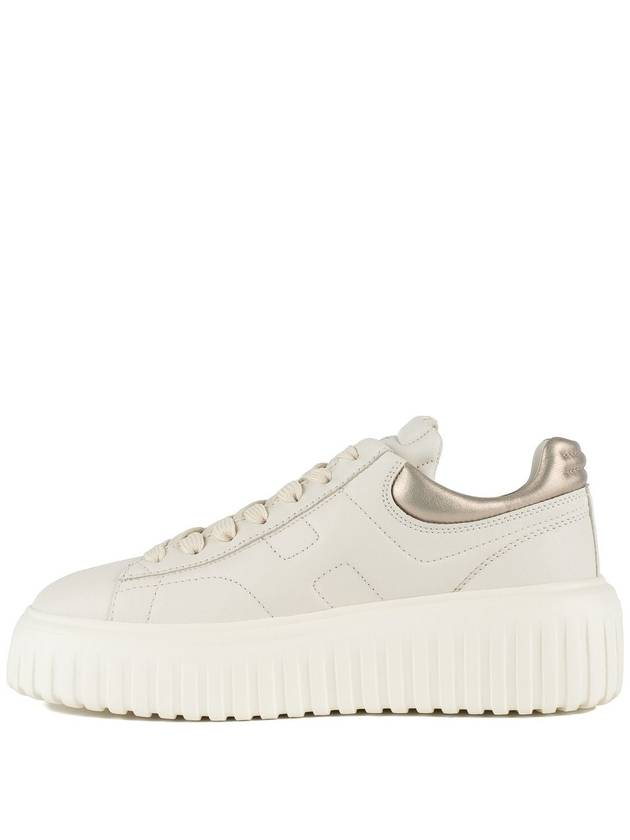 Hogan Sneakers H-Stripes Ivory And Gold - HOGAN - BALAAN 2