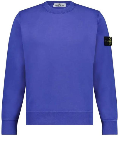 Wappen Patch Crew Neck Sweatshirt Royal Blue - STONE ISLAND - BALAAN 2