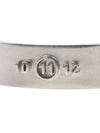 Number Logo Wide Cuff Bracelet Silver - MAISON MARGIELA - BALAAN 6