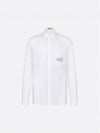 Handwritten 1947 Cotton Poplin Long Sleeve Shirt White - DIOR - BALAAN 2