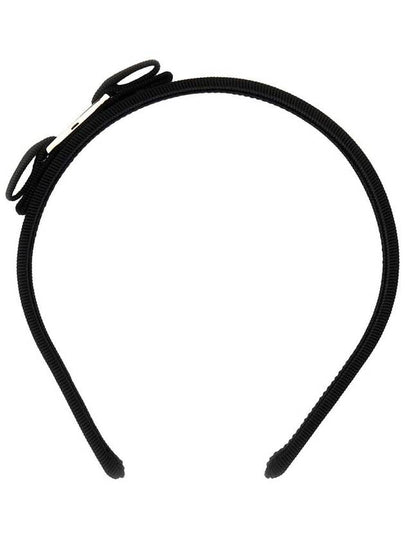 Vara Bow Hairband Black - SALVATORE FERRAGAMO - BALAAN 2