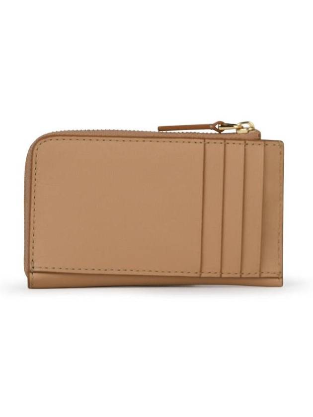 Marc Jacobs 'Zip' Beige Leather Wallet - MARC JACOBS - BALAAN 3