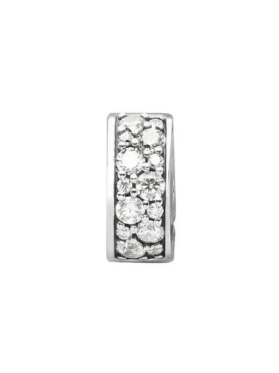 Shining Elegance Spacer Clip Bracelet Charm Silver - PANDORA - BALAAN 2