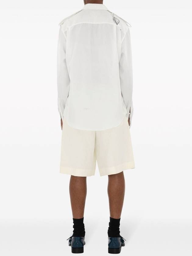 Tailored Canvas Shorts - BURBERRY - BALAAN 6