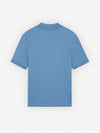 Baby Fox Polo Collar Tshirt Short Sleeve Tshirt Blue - MAISON KITSUNE - BALAAN 2