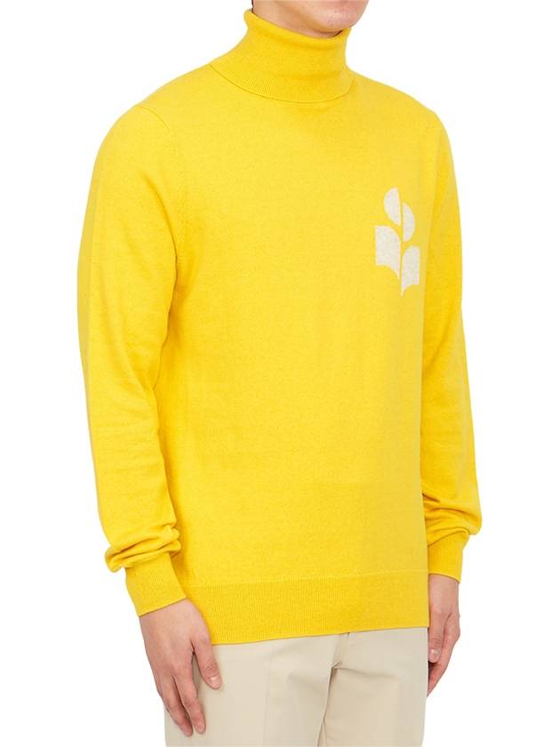 Enzo Logo Turtleneck Yellow - ISABEL MARANT - BALAAN 4