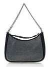 Jet Set Charm Small Embellished Leather Shoulder Bag Black - MICHAEL KORS - BALAAN 4