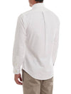 Men's Slim Fit Oxford Cotton Long Sleeve Shirt White - POLO RALPH LAUREN - BALAAN 5