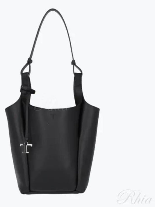 Leather Small Bucket Bag Black - TOD'S - BALAAN 2