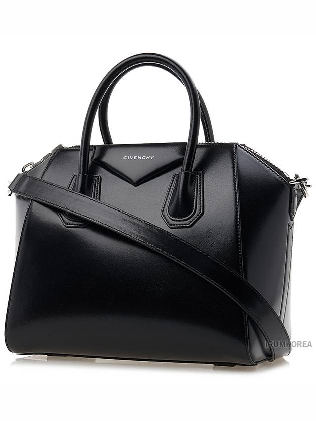 Antigona Leather Small Tote Bag Black - GIVENCHY - BALAAN 3