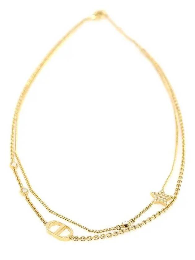 Petit CD Double Necklace Gold - DIOR - BALAAN 2