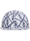 FF Logo Print Silk Ball Cap - FENDI - BALAAN 3