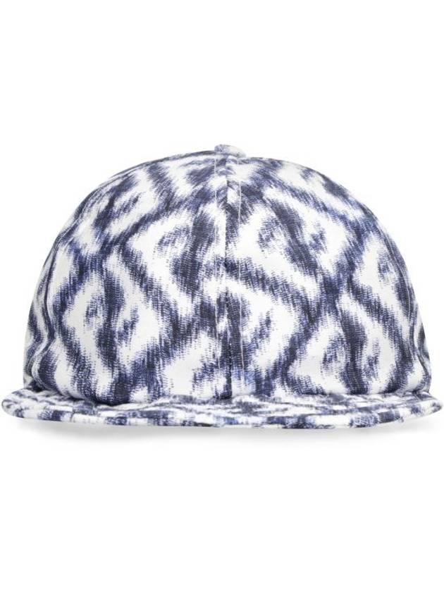 FF Logo Print Silk Ball Cap - FENDI - BALAAN 3