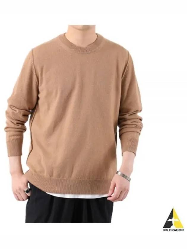 Crew Neck Cashmere Knit Top Brown - MAISON MARGIELA - BALAAN 2