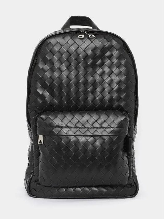 Intrecciato Medium Backpack Black - BOTTEGA VENETA - BALAAN 2