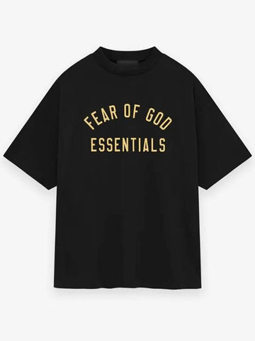 Jersey crew neck short sleeve t shirt black 125BT244190F - FEAR OF GOD ESSENTIALS - BALAAN 1