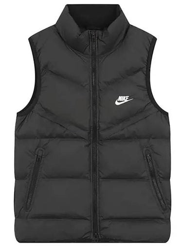 Men's Sportswear Wind Runner Storm Fit Down Vest Black - NIKE - BALAAN 1