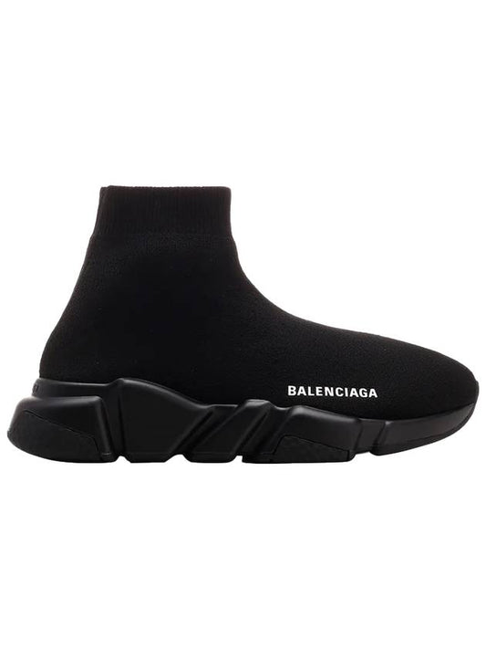 Speed Recycle Knit High Top Sneakers Black - BALENCIAGA - BALAAN 1