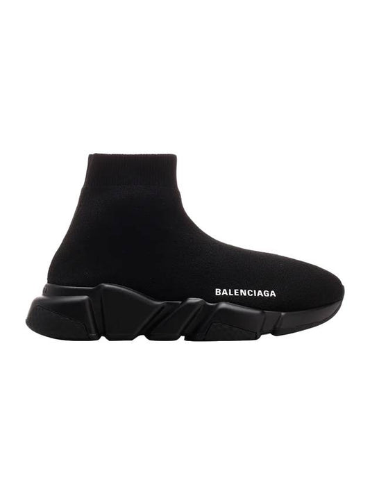 Speed ​​Recycle Knit High Top Sneakers Black - BALENCIAGA - BALAAN 1