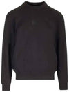 Metropolis Series Stretch Fleece Logo Sweatshirt Black - CP COMPANY - BALAAN 2