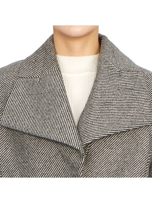 Virgin Wool Single Coat Graphite - PATOU - BALAAN 10