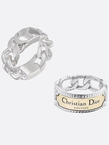 CD Icon Chain Link Ring R0977HOMST R1974HOMMT - DIOR - BALAAN 1