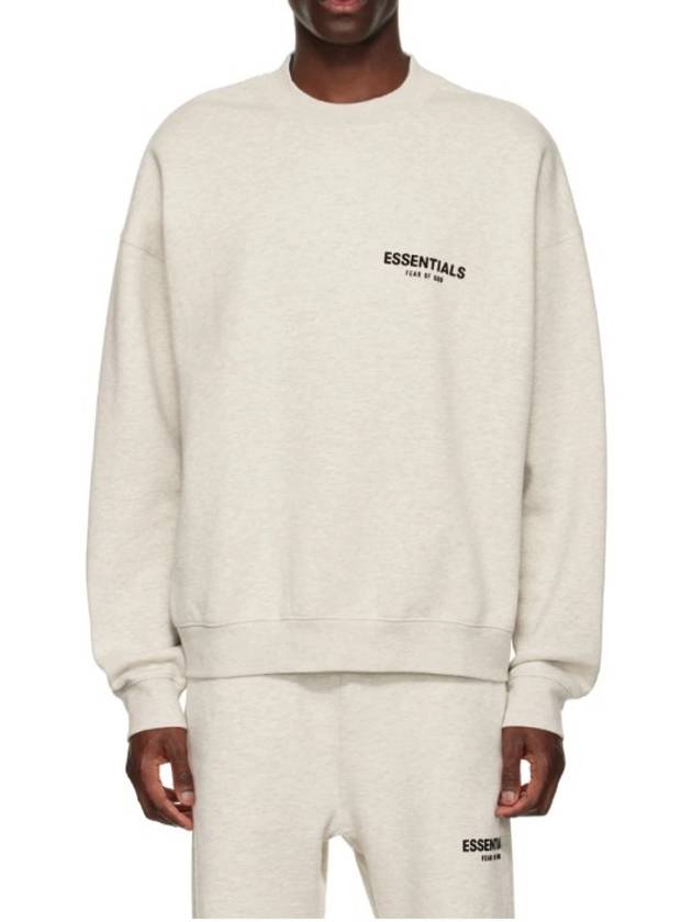 Crew Neck Sweatshirt Light Oatmeal - FEAR OF GOD ESSENTIALS - BALAAN 2