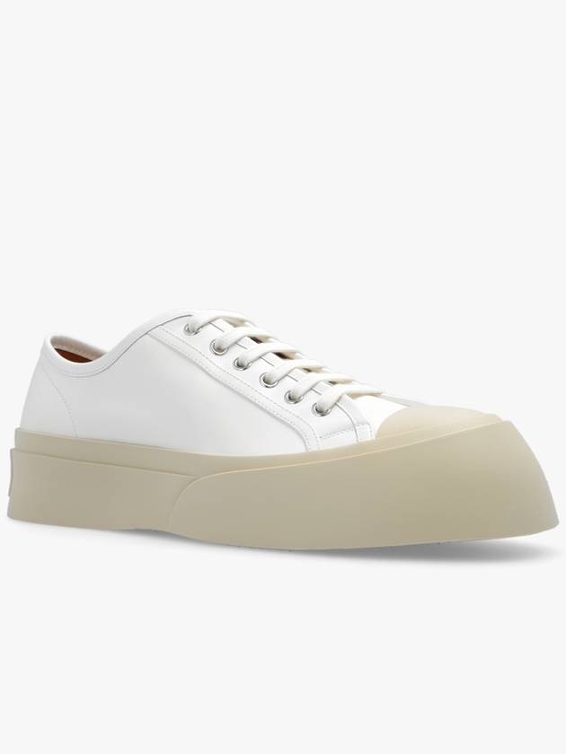 Pablo Platform Nappa Leather Low Top Sneakers Lilywhite - MARNI - BALAAN 5