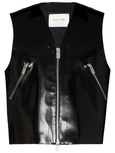 Alyx Men's Black Shell Leather Vest, Size Medium - 1017 ALYX 9SM - BALAAN 1