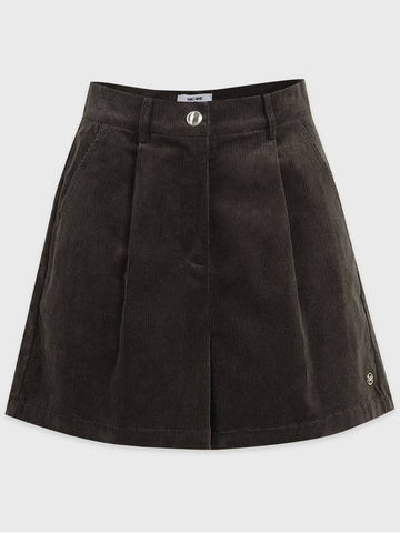 Posh corduroy one tuck shorts - MICANE - BALAAN 1