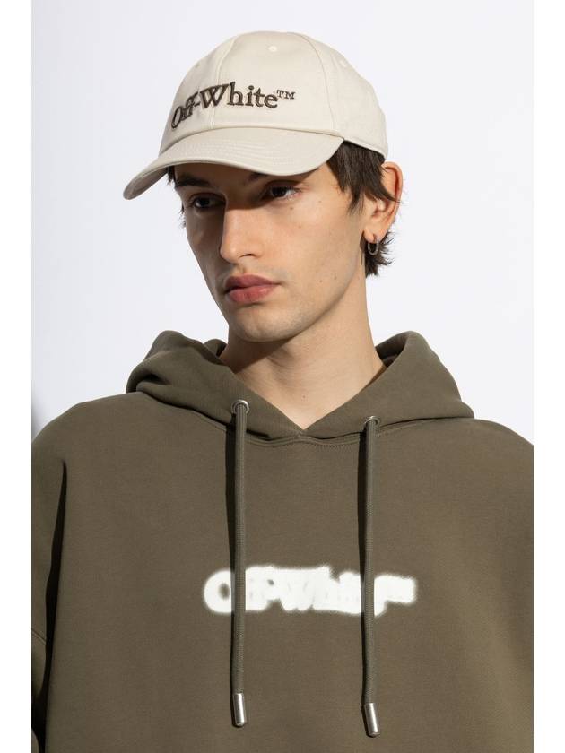 Off-White Baseball Cap, Men's, Cream - OFF WHITE - BALAAN 2