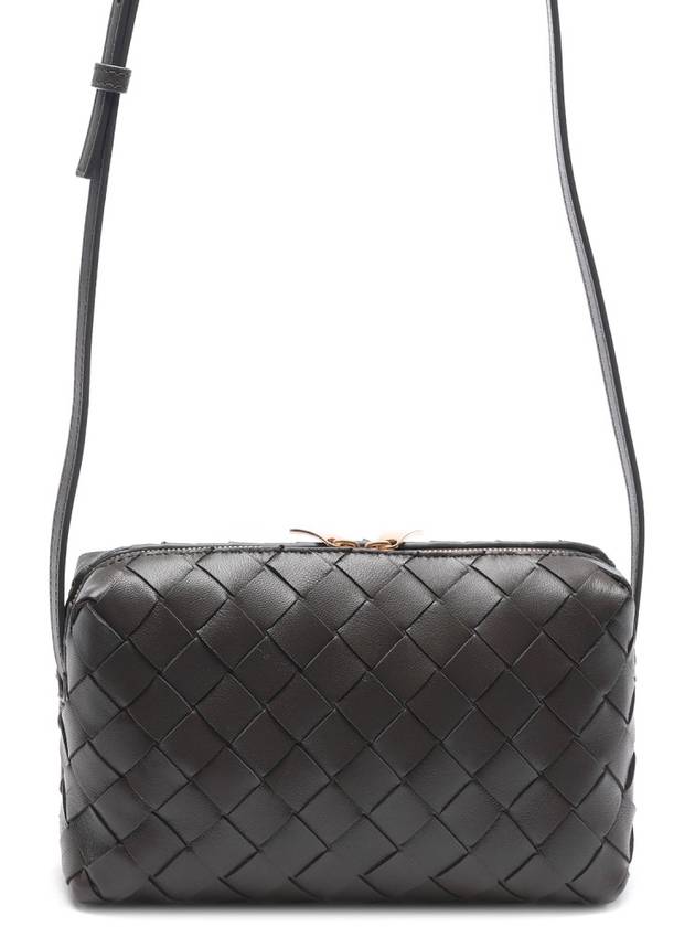 Intrecciato Mini Cross Bag Grey - BOTTEGA VENETA - BALAAN 5