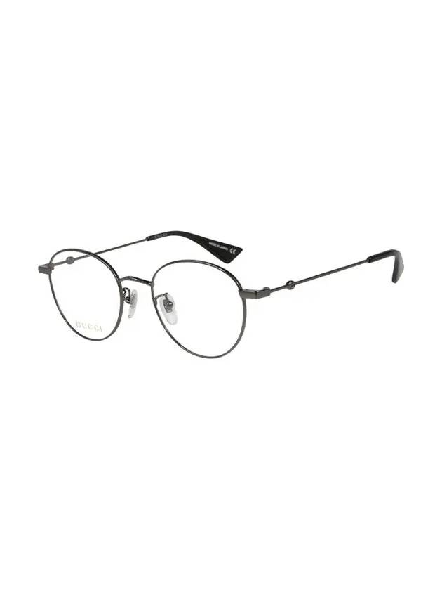 Eyewear Asian Fit Round Eyeglasses Ruthenium - GUCCI - BALAAN 4