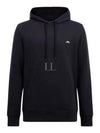 Cal Logo Print Hoodie Black - J.LINDEBERG - BALAAN 2