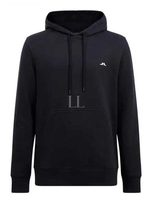 Cal Logo Print Hoodie Black - J.LINDEBERG - BALAAN 2