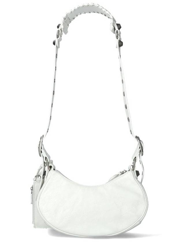 Le Cagole XS Lambskin Shoulder Bag White - BALENCIAGA - BALAAN 4