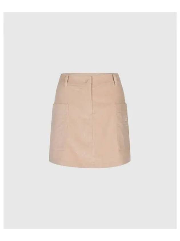 TRAVISMATHEW Women s Corduroy Big Pocket Skirt Pink - TRAVIS SCOTT - BALAAN 1