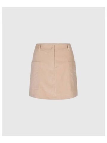 TRAVISMATHEW Women s Corduroy Big Pocket Skirt Pink - TRAVIS SCOTT - BALAAN 1