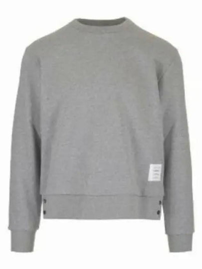 Center Back Stripe Crewneck Sweatshirt Light Grey - THOM BROWNE - BALAAN 2