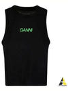 Active Mesh Sleeveless Black - GANNI - BALAAN 2