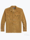 Corduroy Cotton Shirt Camel - POLO RALPH LAUREN - BALAAN 2