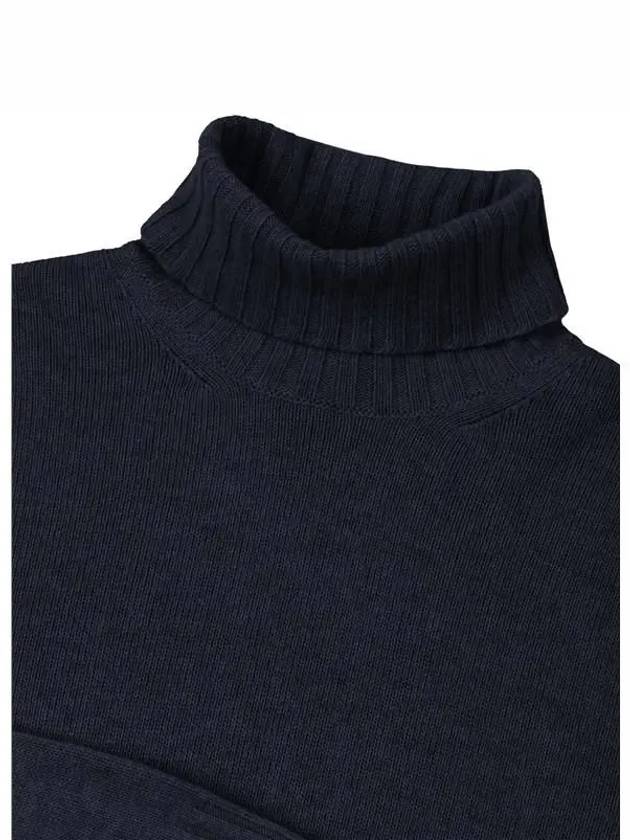 Le Parlogo cashmere blend turtleneck sweater dark gray - COLMAR - BALAAN 3