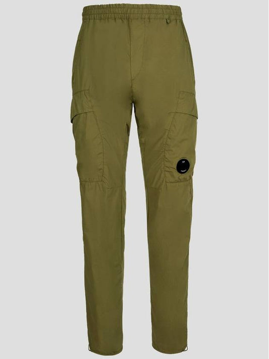 Lens Wappen Stretch Cargo Straight Track Pants Khaki - CP COMPANY - BALAAN 2