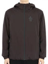 Men s Bissen Hooded Zip Up Dark Brown - MONCLER - BALAAN 2