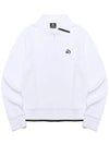 YOKO Collar Neck Half Zip Up Long Sleeve Sweatshirt WHITE - 20THHOLE - BALAAN 2